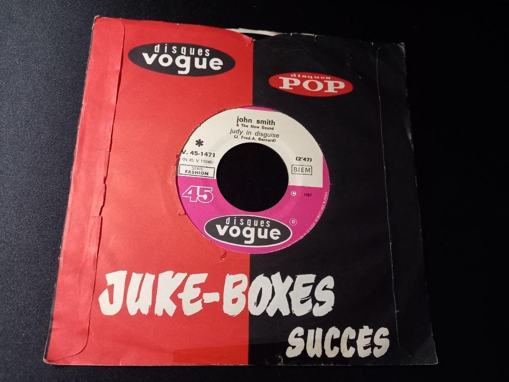 John Smith et The New Sound — Judy In Disguise '7, Enlèvement ou Envoi, Single, Utilisé, Pop