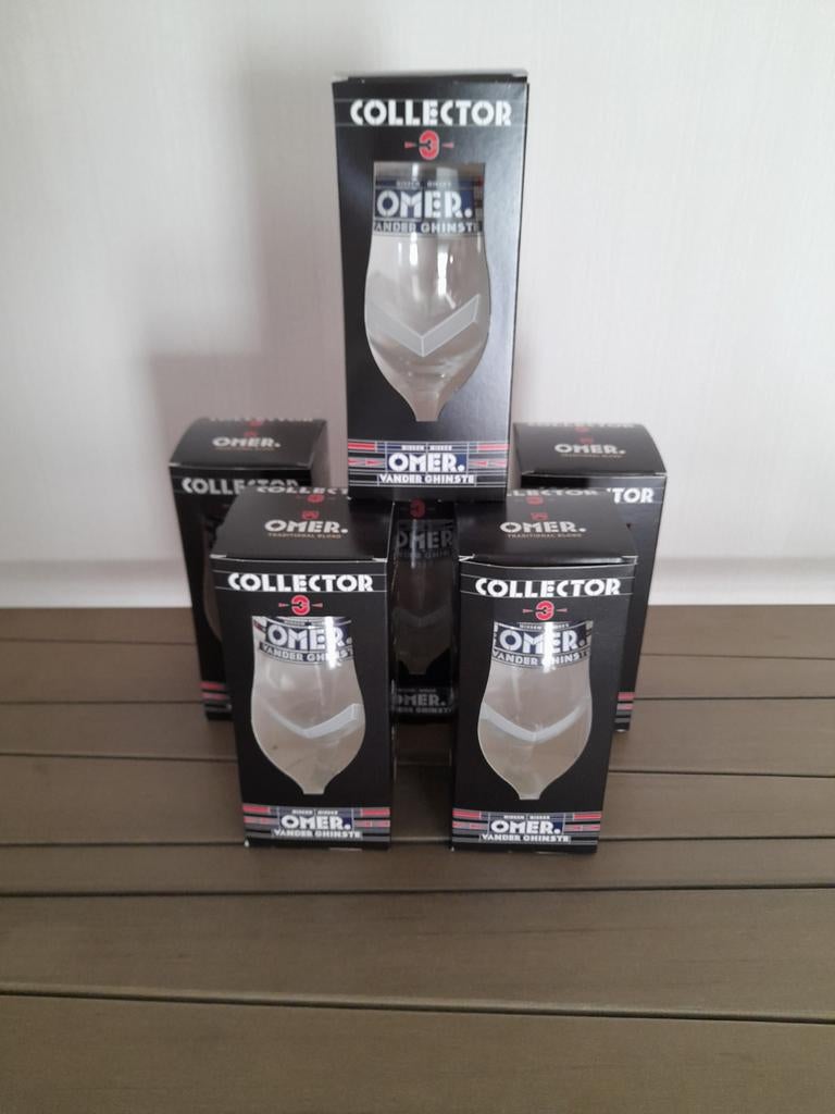 Omer Vander Ghinste collector Nr3, Verzamelen, Glas en Drinkglazen, Ophalen of Verzenden, Nieuw, Bierglas