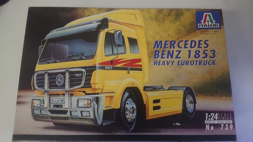 maquette camion Mercedes 1853 italeri, Neuf, Camion, Plus grand que 1:32, Italeri