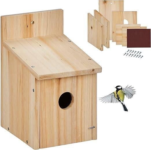 Birdhouse en kit | LIVRAISON GRATUITE, Neuf, -, -, RELAXDAYS