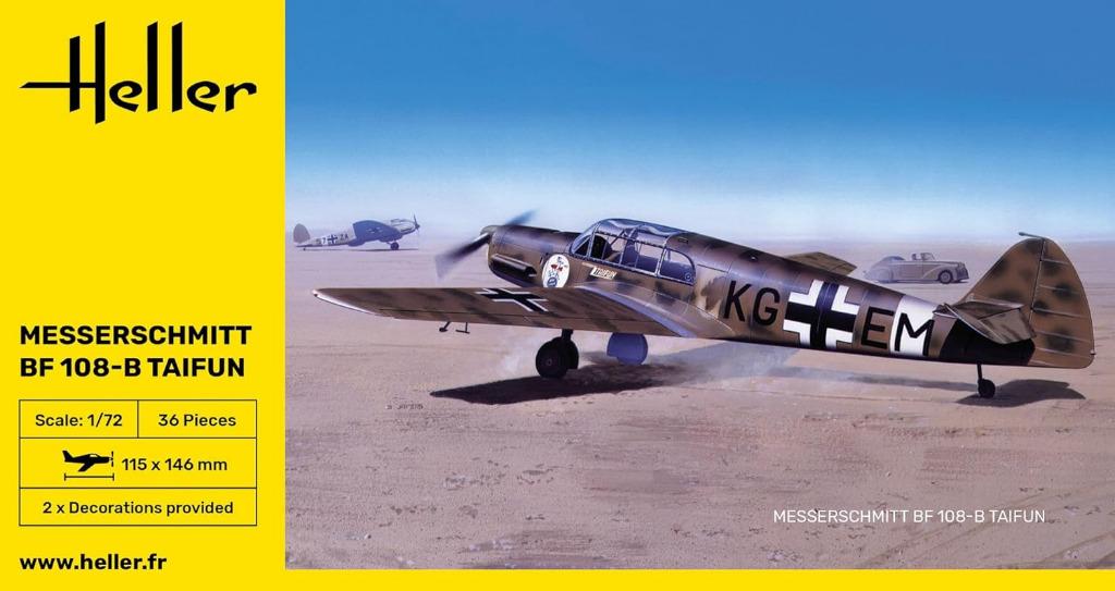 HELLER 80231 Messerschmitt Bf 108 B Taifun échelle 1/72, Hobby & Loisirs créatifs, Modélisme | Avions & Hélicoptères, Neuf, Enlèvement ou Envoi