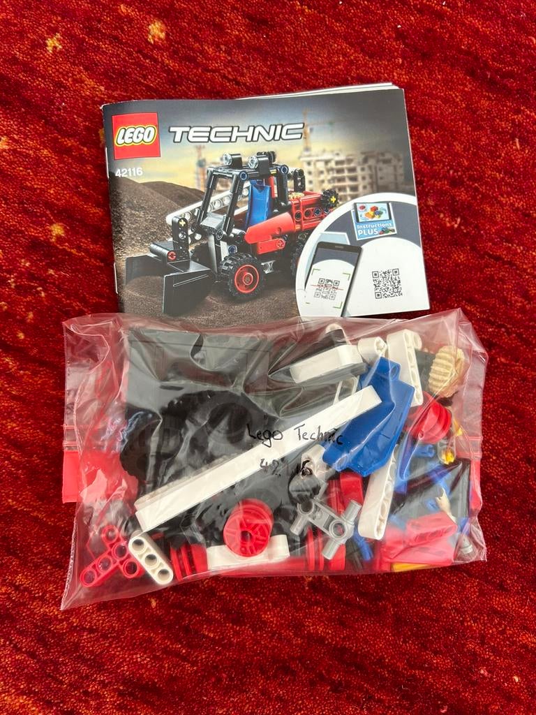 Lego technic 42116, Ophalen of Verzenden, Zo goed als nieuw, Lego