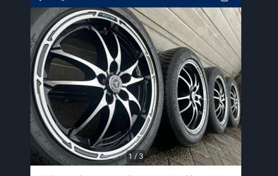 Set velgen + banden SLK 17', Véhicule de tourisme, Pneus été, Enlèvement, Utilisé