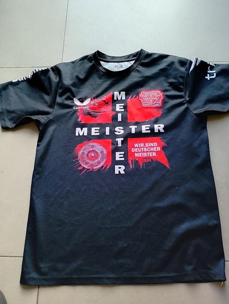 Voetbalshirt Castore Bayer Leverkusen maat M kampioen, Taille M, Enlèvement ou Envoi