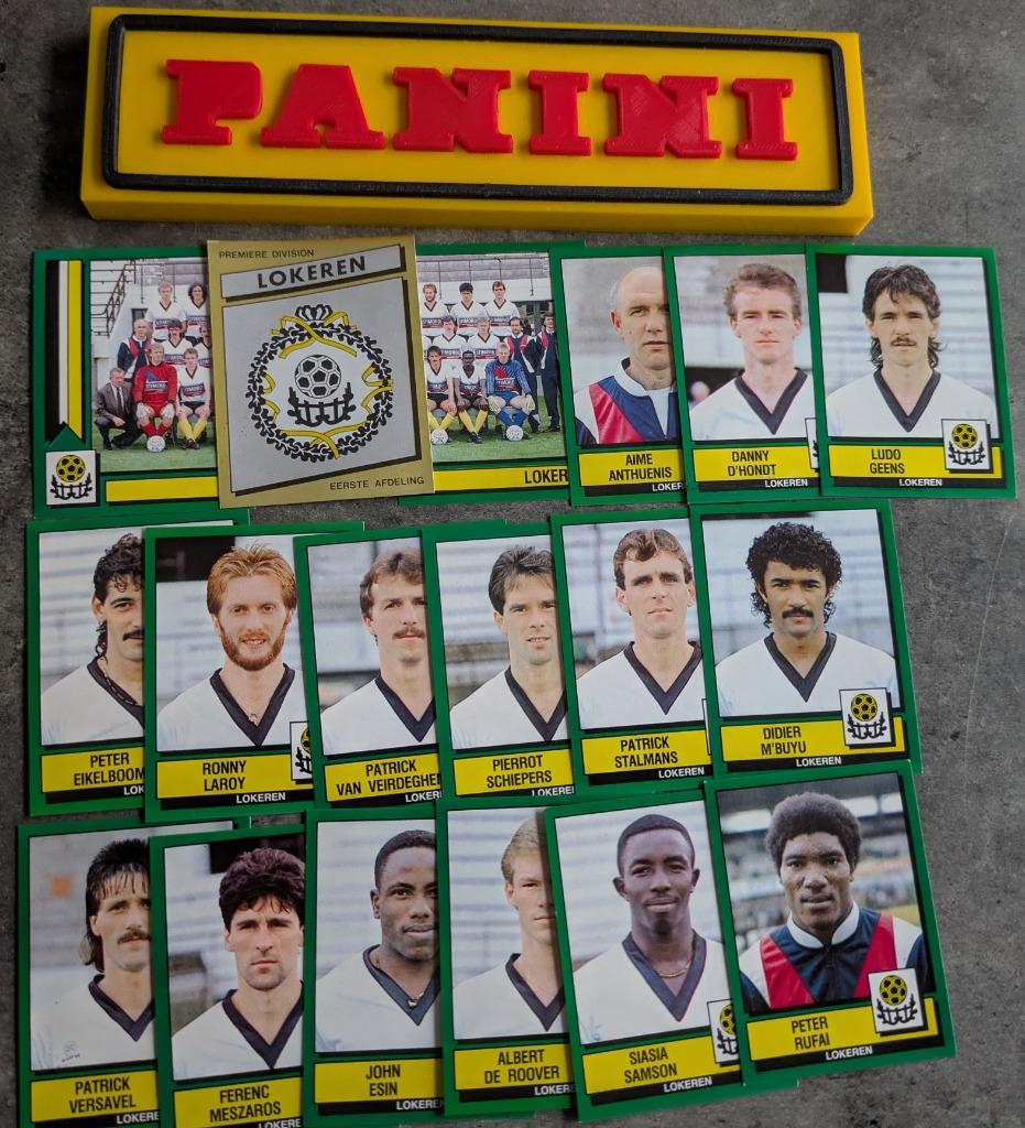 PANINI FOOTBALL 89  LOKEREN  18 STICKERS 1989, Verzenden, Nieuw