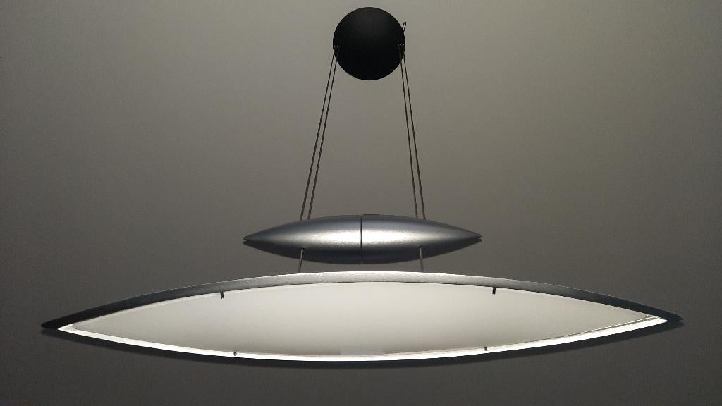 Designlamp Tobias Grau Tai Lang chrome satin 70 CF, Huis en Inrichting, Ophalen, 50 tot 75 cm, Zo goed als nieuw, Glas
