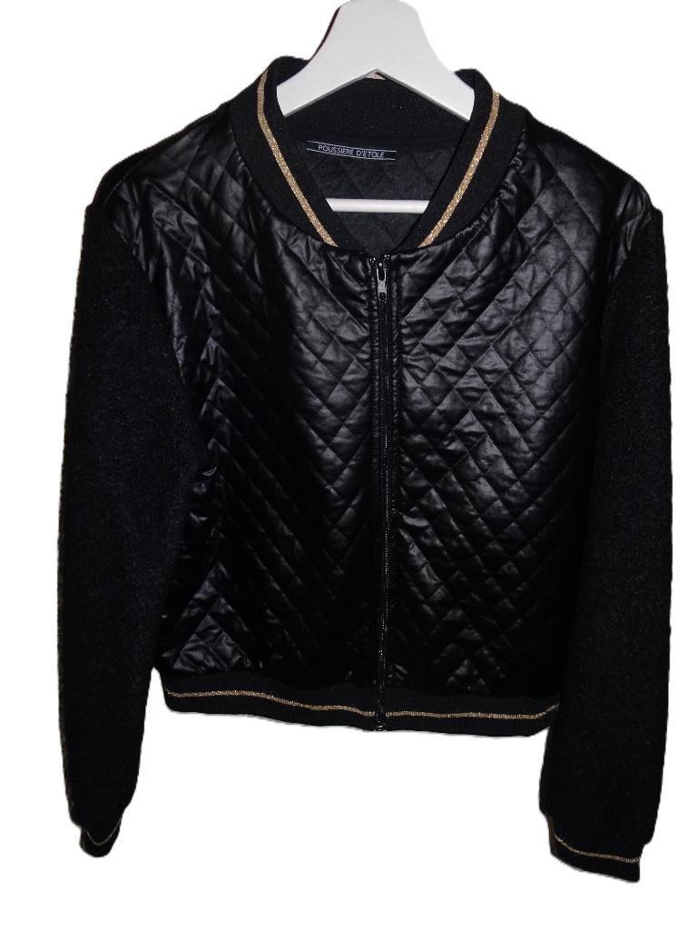 blouson bomber taille M noir très bon état, Ophalen, Zo goed als nieuw, Zwart