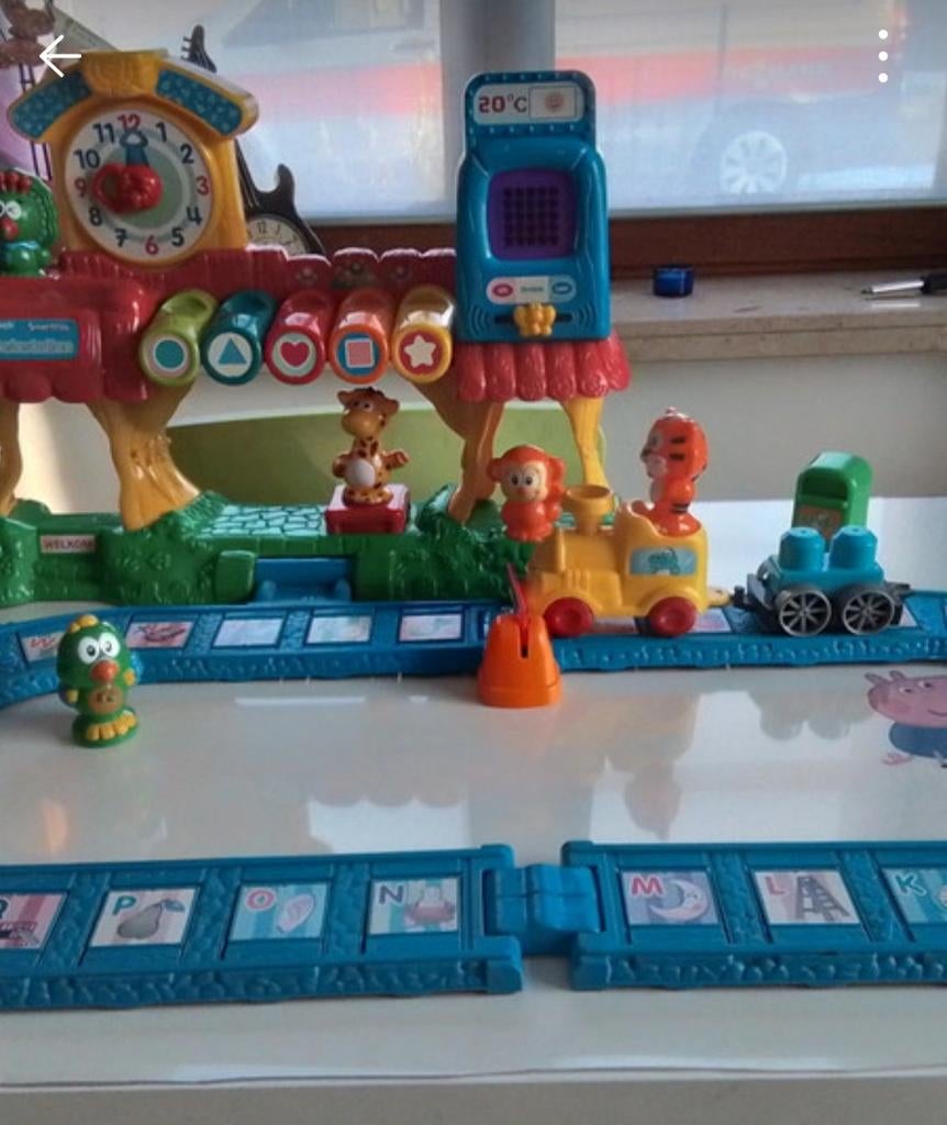 V-tech trein baan, Kinderen en Baby's, Ophalen, Zo goed als nieuw