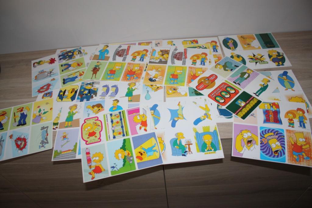The Simpsons 2000 Panini , ongesneden stickervellen 19x6, Verzamelen, Ophalen of Verzenden, Zo goed als nieuw, Strip of Tekenfilm