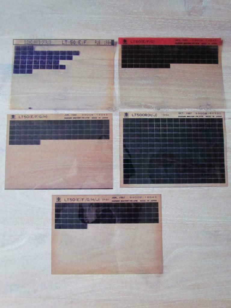 Microfiches Suzuki 50cc, Ophalen of Verzenden, Zo goed als nieuw, Overige typen, Overige merken
