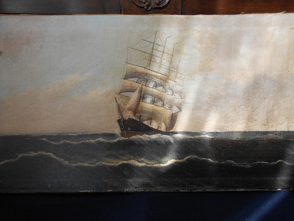 Tableau Marine, Voilier, Antiek en Kunst, Kunst | Schilderijen | Klassiek, Ophalen