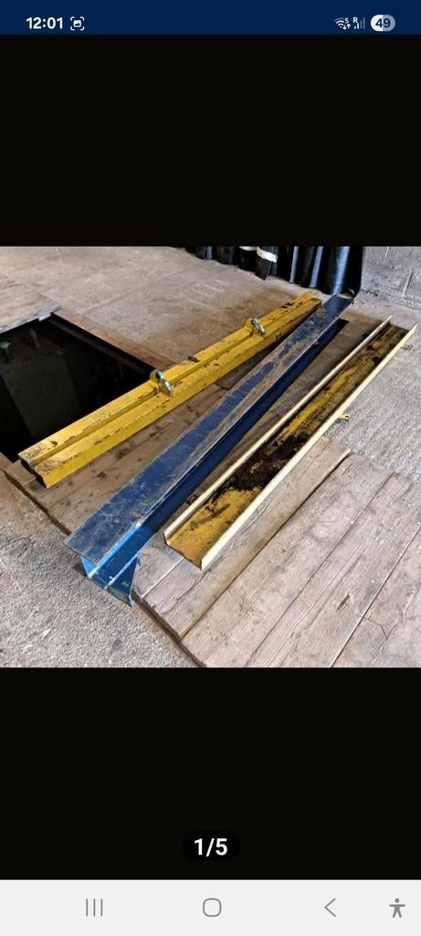 Blauwe H balk150 mm ,   unp 180x75, Ophalen, Gebruikt
