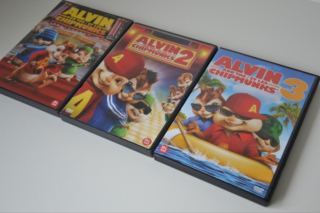 Alvin and the chipmunks 1,2 en 3 nl, Ophalen of Verzenden, Zo goed als nieuw