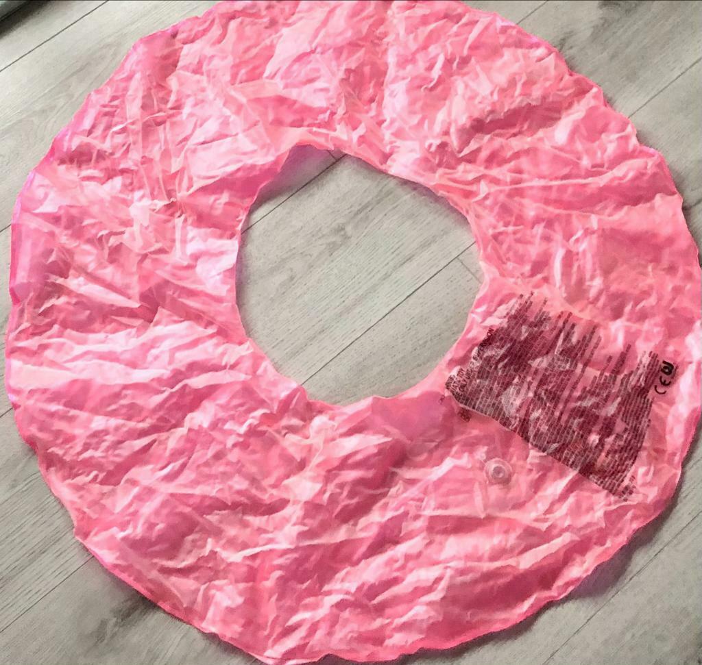 Grande bouée rose plage piscine été mer enfant fille femme, Neuf