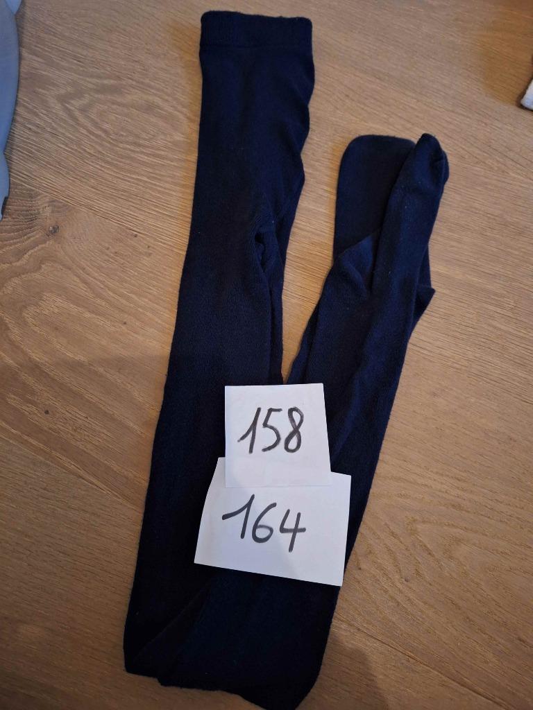broekkous donkerblauw mt 158-164, Ophalen of Verzenden, Gebruikt, Meisje, Sokken