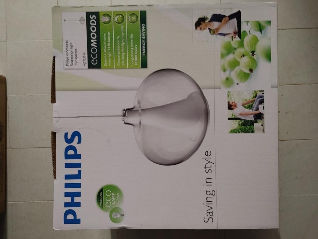 philips ecomoods hanglamp glas, Huis en Inrichting, Ophalen, Nieuw, Glas