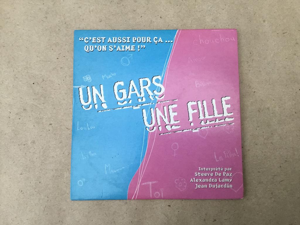 Cd single Un gars une fille C’est aussi pour ça qu’on s’aime, Ophalen of Verzenden, Zo goed als nieuw