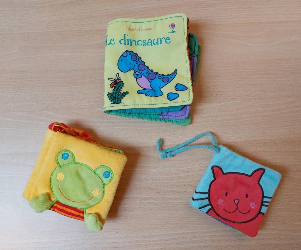 Lot de 3 livres en tissu, Enlèvement, Comme neuf