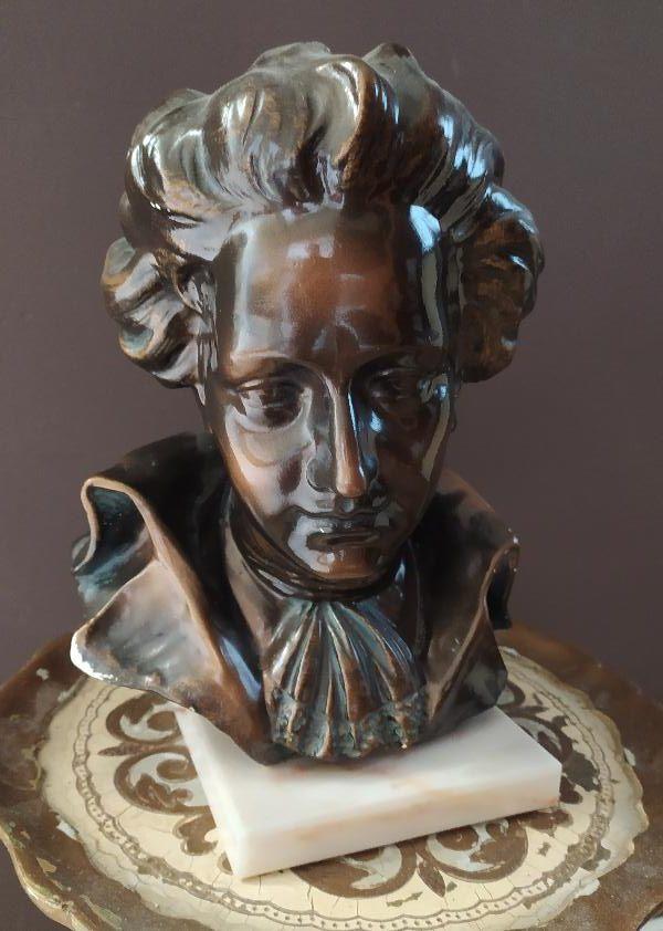 buste Mozart, Antiek en Kunst, Ophalen of Verzenden