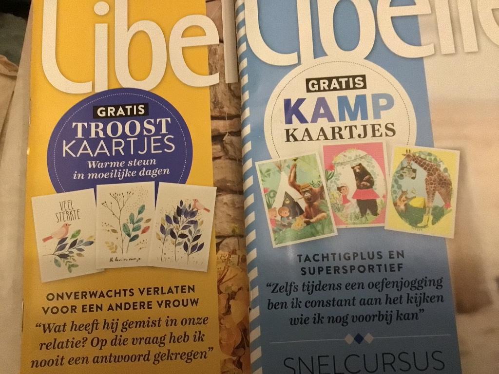 Ik zoek Libelle postkaarten, Ophalen of Verzenden