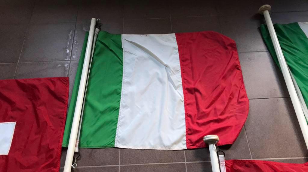 Italiaanse vlag, Ophalen of Verzenden, Gebruikt