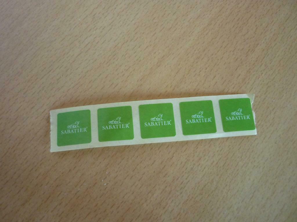 Sabatier stickers spaaractie te verzamelen bij Delhaize, Verzamelen, Ophalen of Verzenden