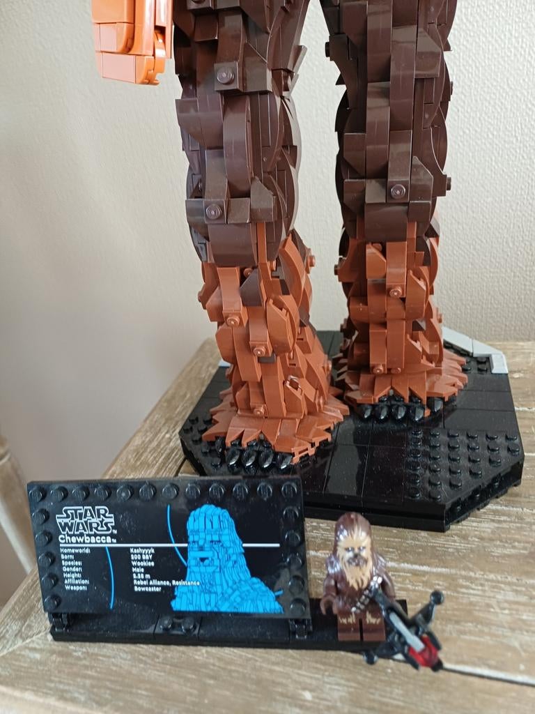 Star wars lego.chewbacca, Ophalen