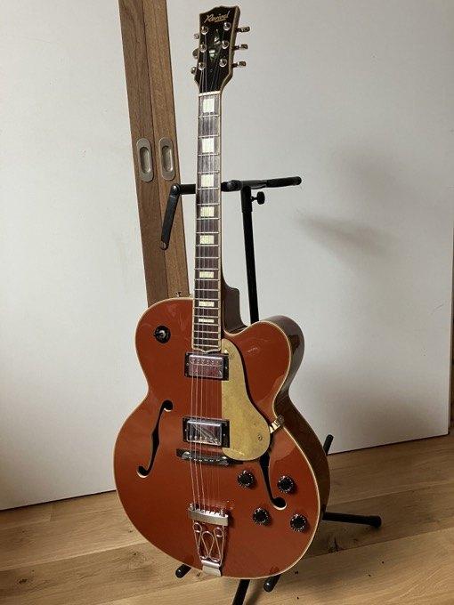 Guitare Jazz Hondo H794, Musique & Instruments, Enlèvement, Utilisé, Électrique, 6 cordes
