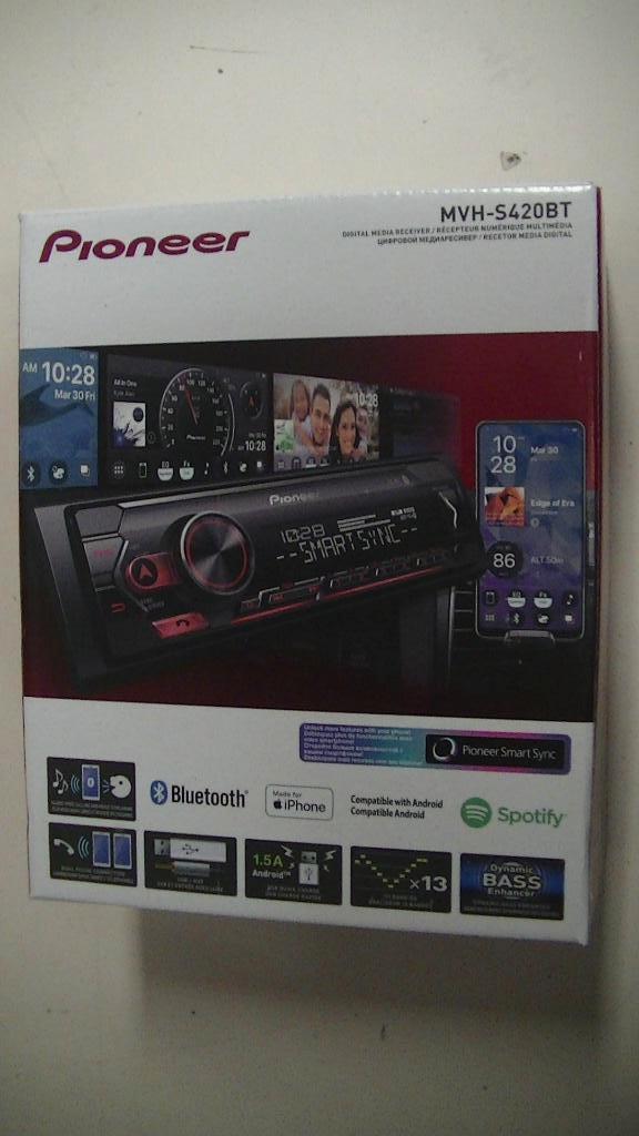 Pioneer autoradio MVH-S420BT, Enlèvement ou Envoi, Neuf