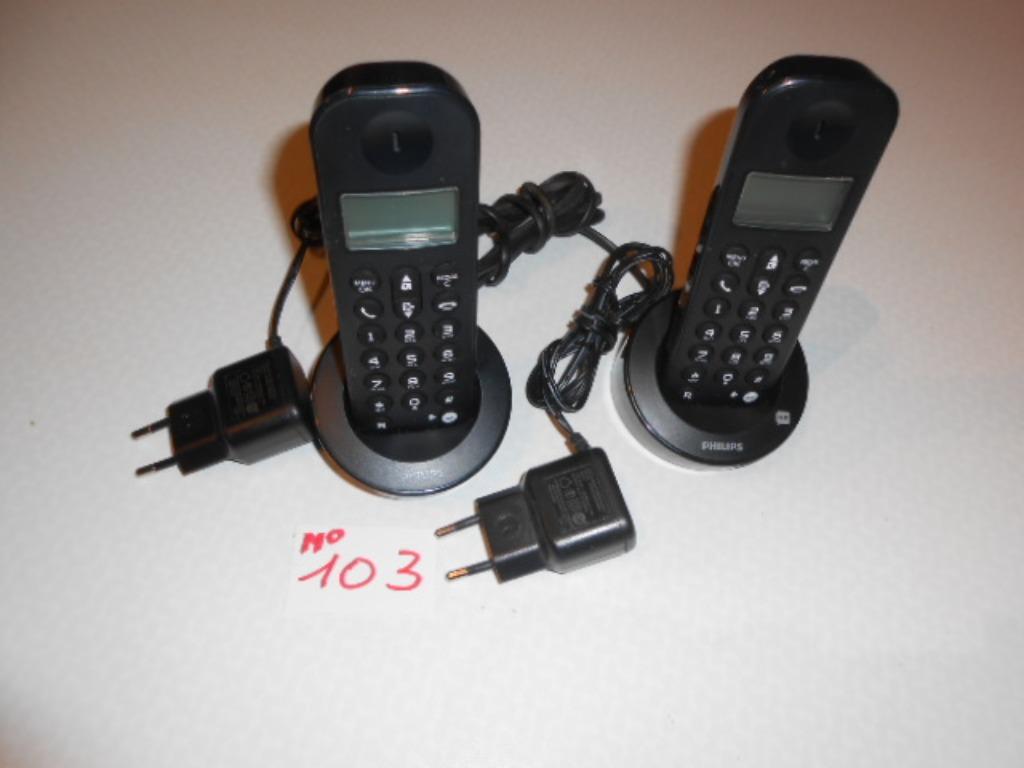 Philips draadloze telefoon Model: D12x en D125 DUO, Ophalen of Verzenden, Gebruikt, 2 handsets