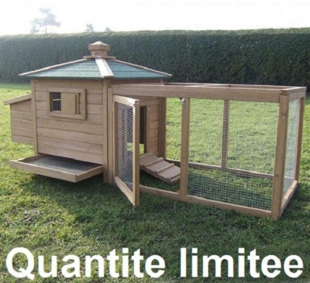 Poulailler abri poule coq enclos poule maison poule XXL, Envoi, Neuf, Poulailler