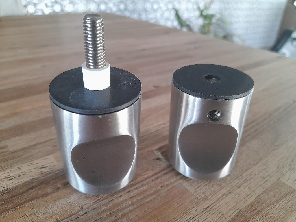Poignée de porte en acier inoxydable pour porte intérieure, Bricolage & Construction, Enlèvement ou Envoi, Comme neuf, Inox, Loquet ou Poignée