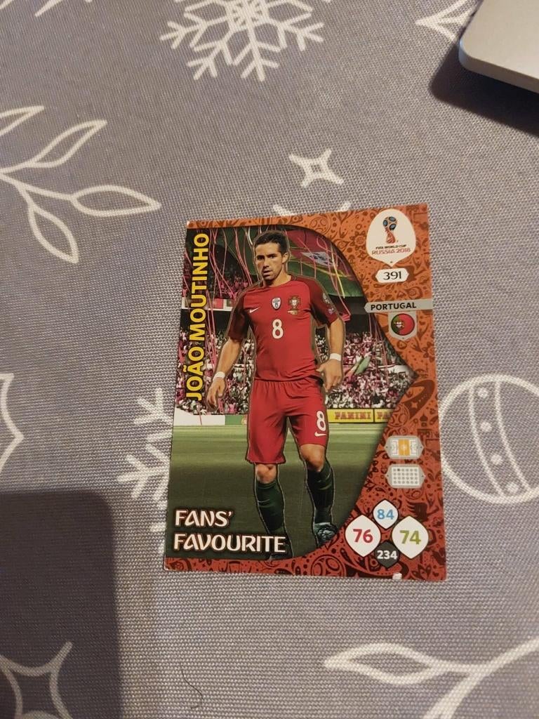Voetbalkaart : Panini / Joao Moutinho / Portugal, Envoi, Comme neuf, Cartes de joueur