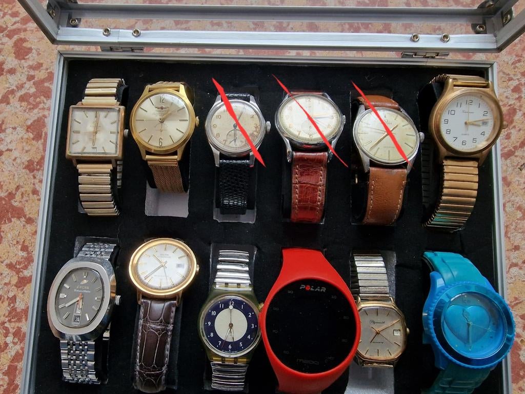 Montres vintage de marques mécanique et quartz, Bijoux, Sacs & Beauté, Montres | Hommes, Enlèvement
