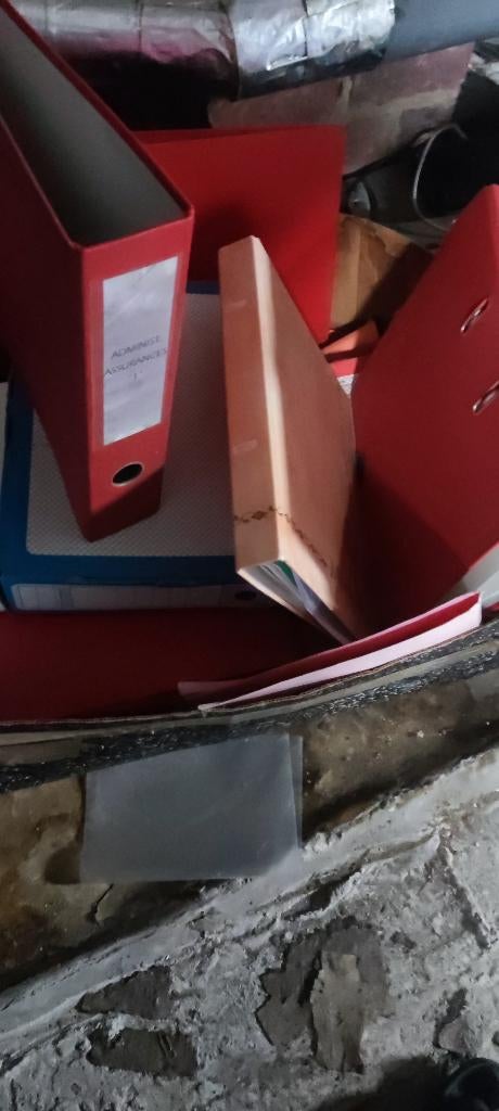 Fardes Classeurs Rouge, Articles professionnels, Enlèvement