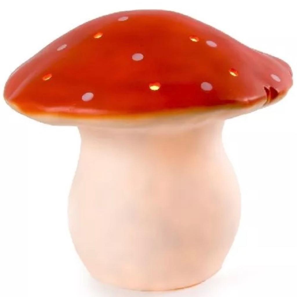 Prachtige grote Heico lamp paddenstoel vliegenzwam rood, Ophalen of Verzenden, Gebruikt, Lamp