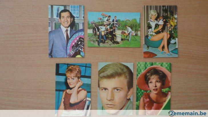 6 sterren en vliegtuigen chromos monty gum 1964, Verzamelen, Ophalen of Verzenden, Gebruikt