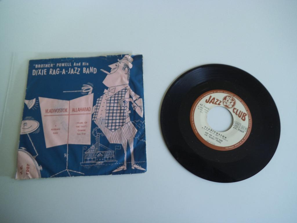 7" Brother Powell and his Dixie rag-a-jazz band Vladivostock, Ophalen of Verzenden, Gebruikt