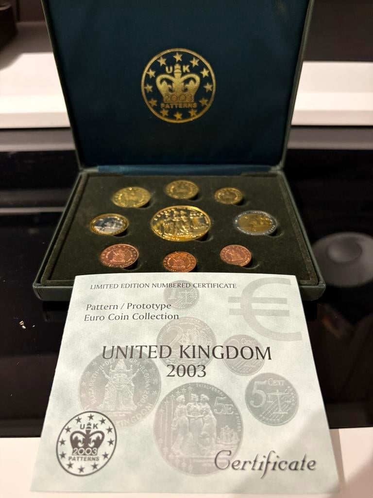 Euro Coin Collection - United Kingdom 2003 (limited edition), Postzegels en Munten, Munten | Europa | Euromunten, Ophalen of Verzenden