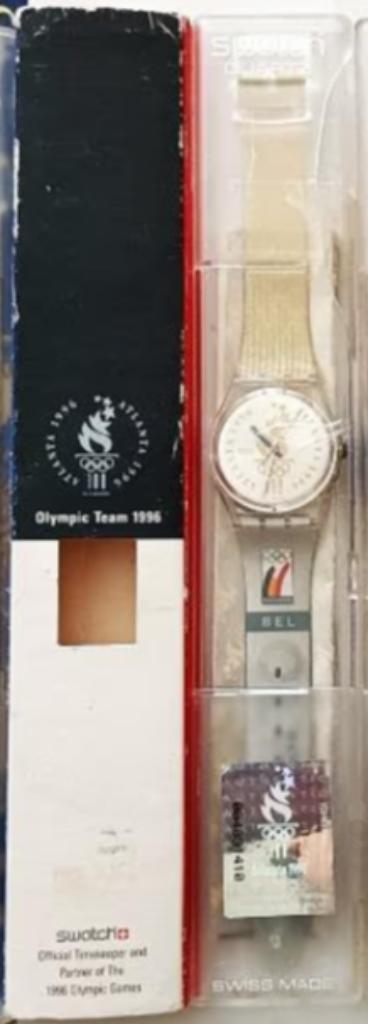 Montre SWATCH GZ150L Olympic Team Belgium 1996 neuve, boite, Enlèvement ou Envoi, Neuf