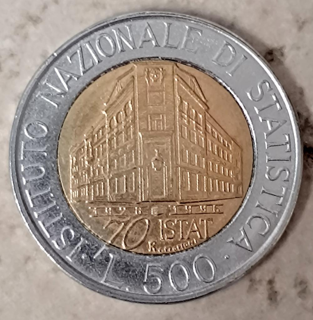munt Italie 500 lire 1996, Verzenden