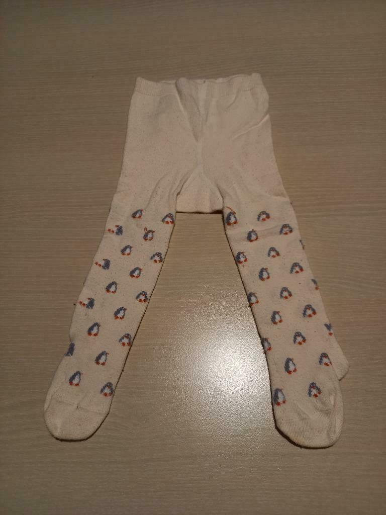 Broekkousen met pinguins, maat 74, Kinderen en Baby's, Nacht- of Onderkleding, MET, Gebruikt, Meisje