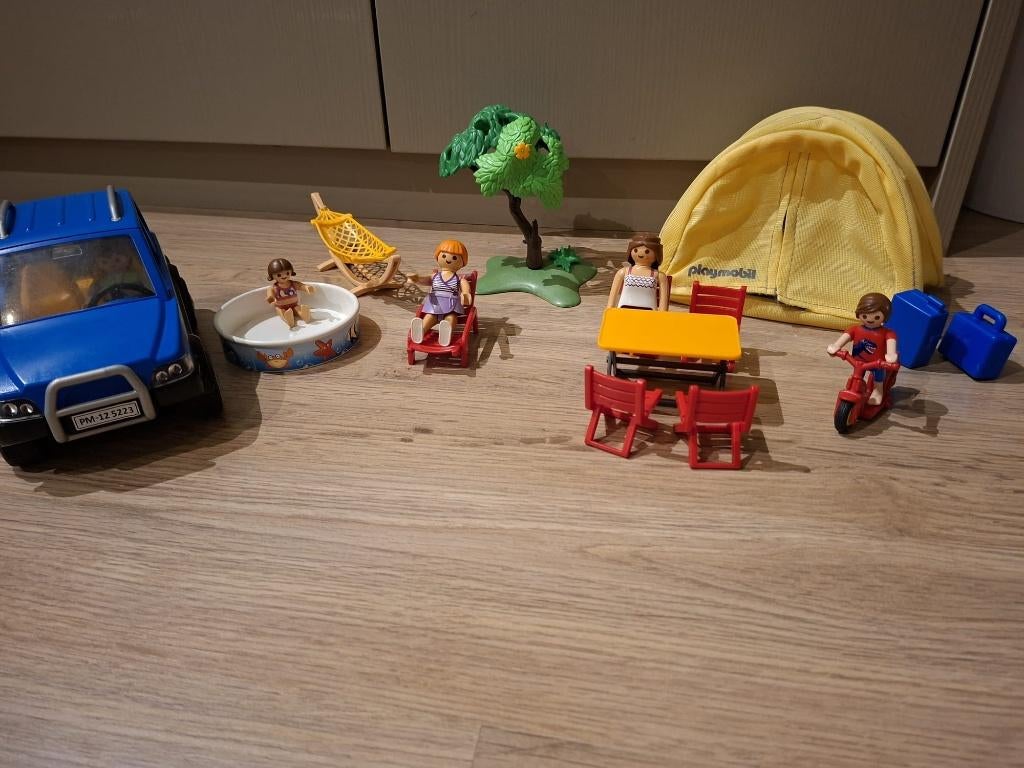 Set playmobil kamperen, Enlèvement ou Envoi, Utilisé, Ensemble complet
