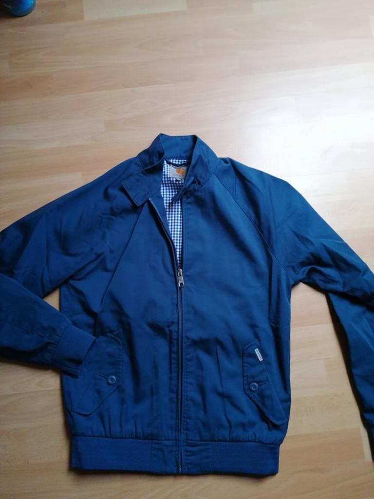 JAS BLAUW TUSSENSEIZOEN MERK CARHARTT - MAAT XS – ALS NIEUW, Blauw, Carhartt, Ophalen of Verzenden, Zo goed als nieuw