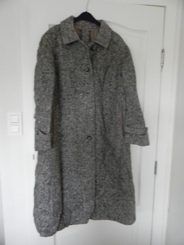 grijze mantel, Ophalen, Zo goed als nieuw, Maat 46/48 (XL) of groter, Grijs
