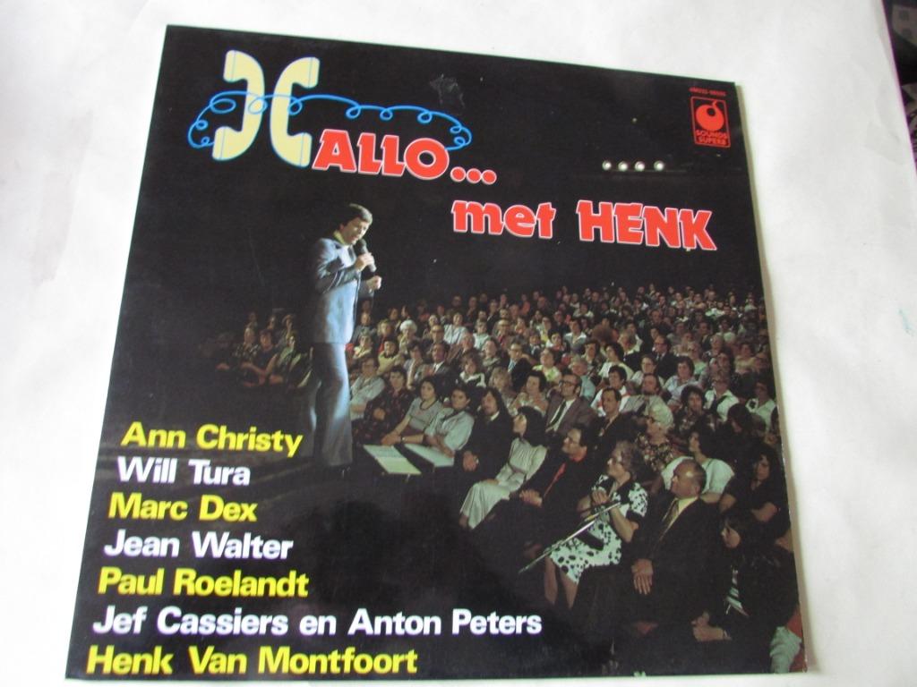 HALLO MET HENK, Ann Christy, Will Tura, Marc Dex, LP, Enlèvement ou Envoi, Utilisé, 12 pouces, Pop