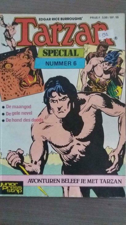 Tarzan Special / nummer 6 / 1981/Junior Press strip, Boeken, Stripverhalen, Ophalen of Verzenden, Gelezen