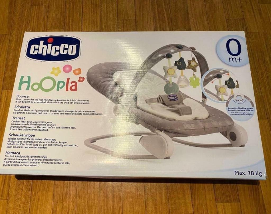 Chicco Hoopla Bouncer, Ophalen, Wipstoel, Chicco, Met gordel(s) of riempje(s)