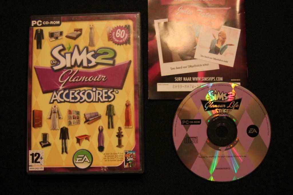 Sims 2 voor PC: Glamour accessoires, Ophalen, 1 speler, Zo goed als nieuw, Eén computer