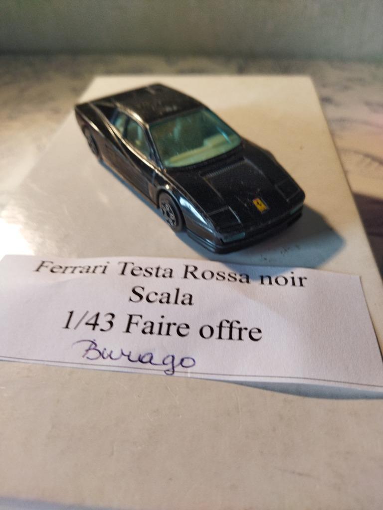 Vintage zwarte Ferrari, Ophalen of Verzenden, Gebruikt, Auto, Overige merken